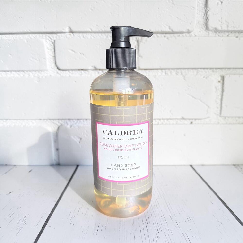 Caldrea Hand Soap, Aloe Vera Gel, ROSEWATER DRIFTWOOD 10.8oz - DISCONTINUED